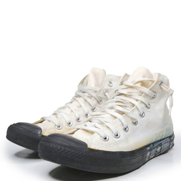Vintage Converse Chuck Taylor All Stars High Top Sneakers Canvas Shoes White - Picture 11 of 12